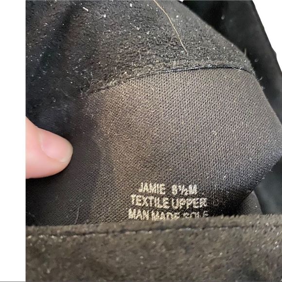 MIA DESIGNS ‘Jamie’ over the knee black faux suede boot size 8.5 EUC - Picture 5 of 5